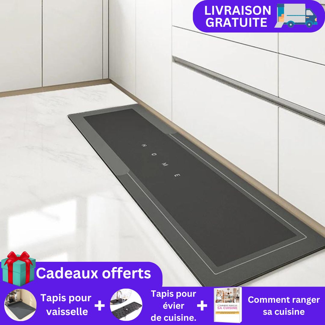 Tapis Cuisine Ultra-Absorbant : SolProtec™