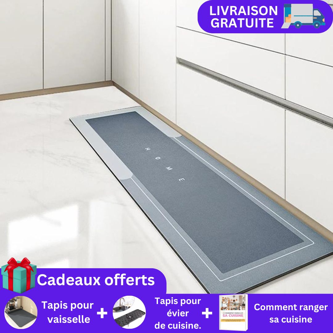 Tapis Cuisine Ultra-Absorbant : SolProtec™