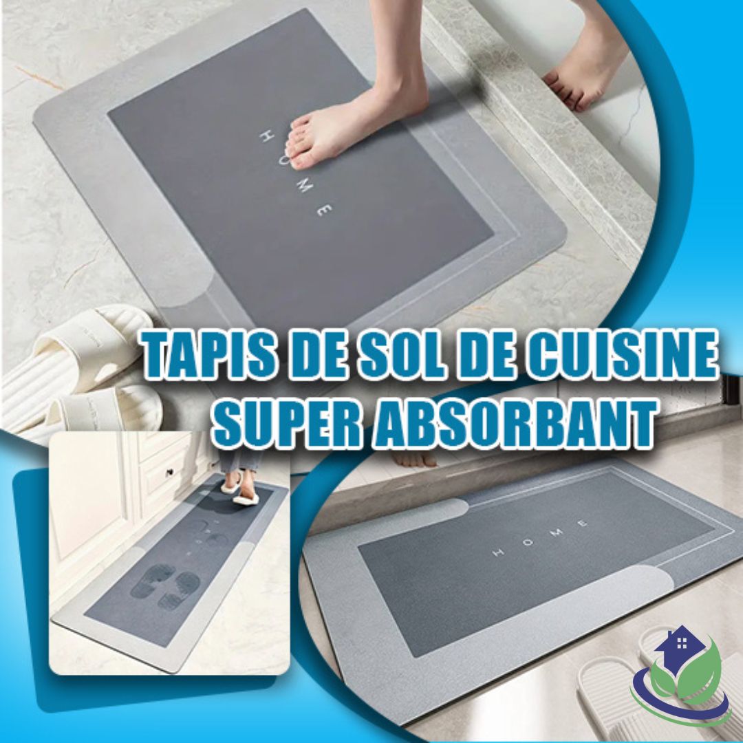 Tapis Cuisine Ultra-Absorbant : SolProtec™